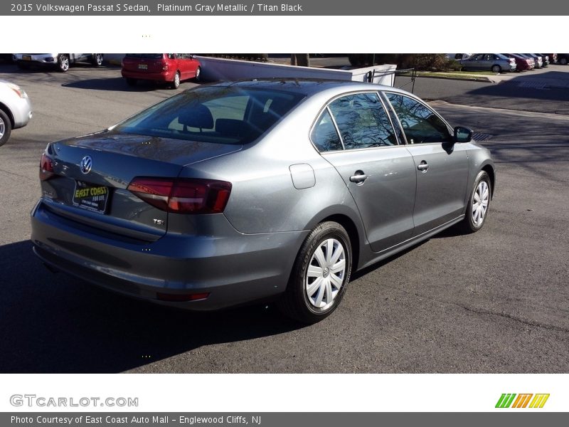 Platinum Gray Metallic / Titan Black 2015 Volkswagen Passat S Sedan