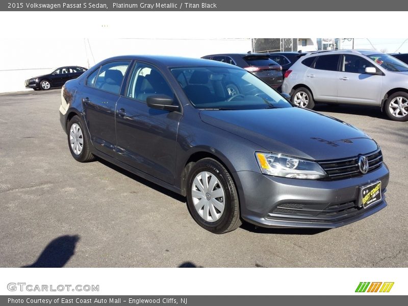 Platinum Gray Metallic / Titan Black 2015 Volkswagen Passat S Sedan
