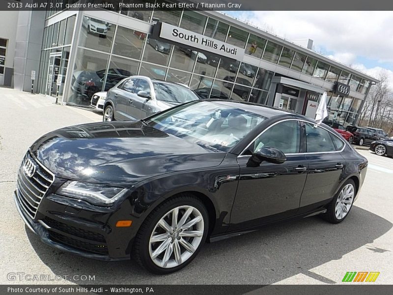Phantom Black Pearl Effect / Titanium Gray 2013 Audi A7 3.0T quattro Premium