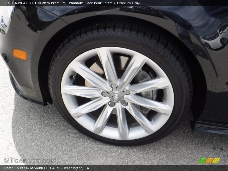 Phantom Black Pearl Effect / Titanium Gray 2013 Audi A7 3.0T quattro Premium