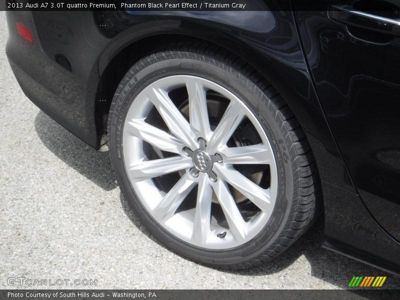 Phantom Black Pearl Effect / Titanium Gray 2013 Audi A7 3.0T quattro Premium