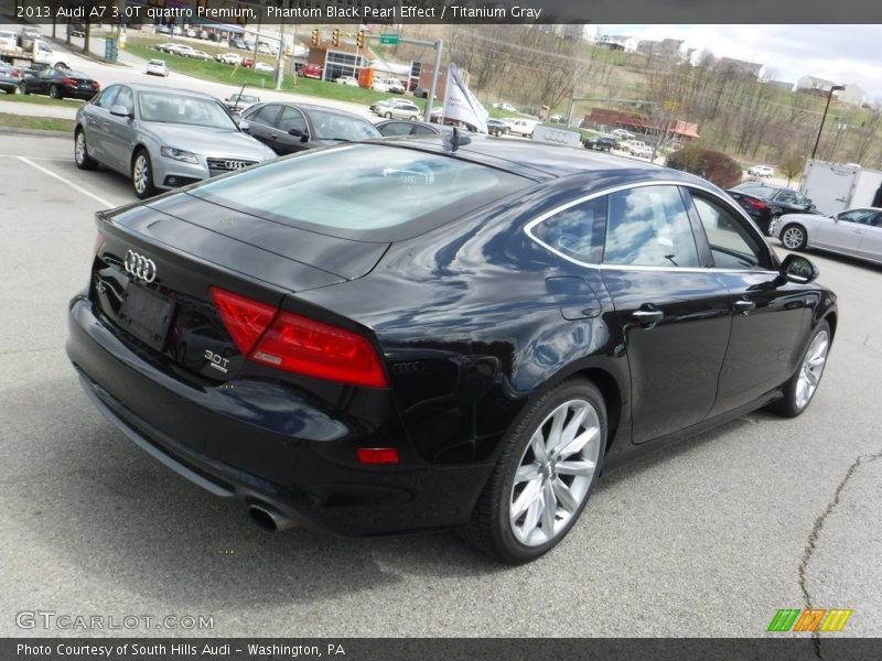 Phantom Black Pearl Effect / Titanium Gray 2013 Audi A7 3.0T quattro Premium