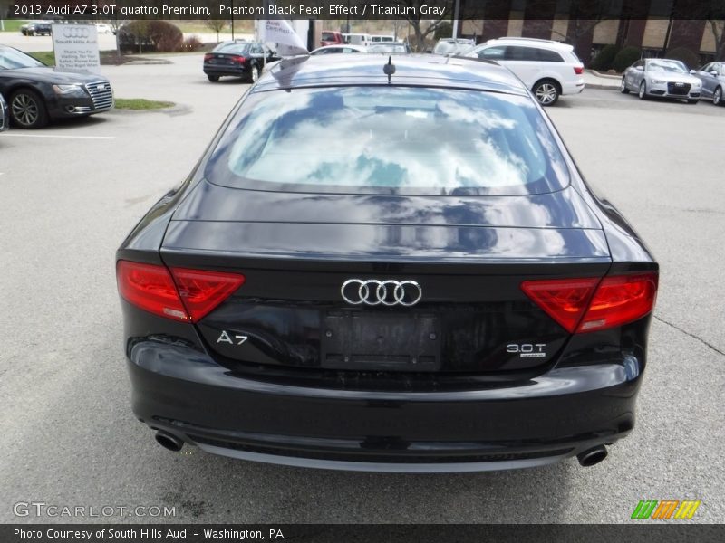 Phantom Black Pearl Effect / Titanium Gray 2013 Audi A7 3.0T quattro Premium