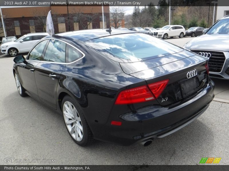 Phantom Black Pearl Effect / Titanium Gray 2013 Audi A7 3.0T quattro Premium
