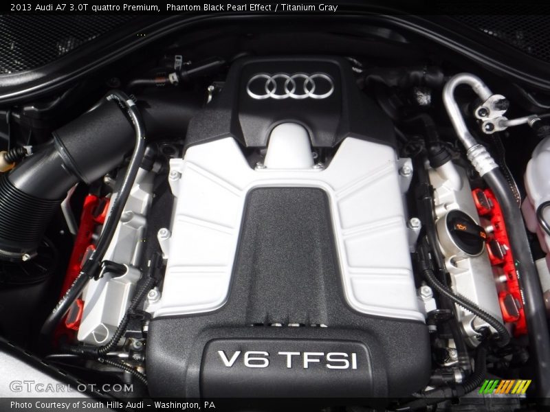 Phantom Black Pearl Effect / Titanium Gray 2013 Audi A7 3.0T quattro Premium