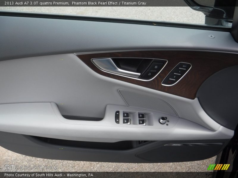 Phantom Black Pearl Effect / Titanium Gray 2013 Audi A7 3.0T quattro Premium