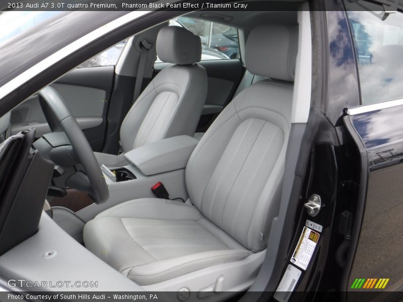  2013 A7 3.0T quattro Premium Titanium Gray Interior