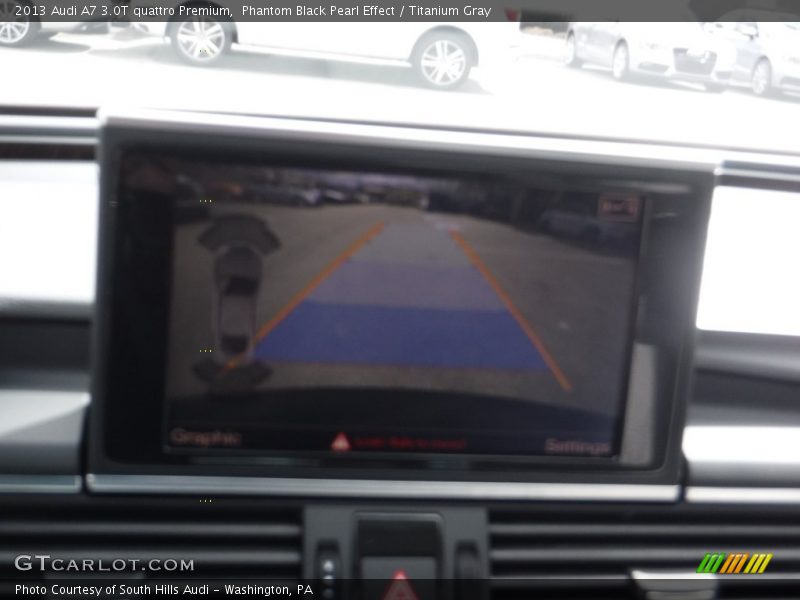 Phantom Black Pearl Effect / Titanium Gray 2013 Audi A7 3.0T quattro Premium