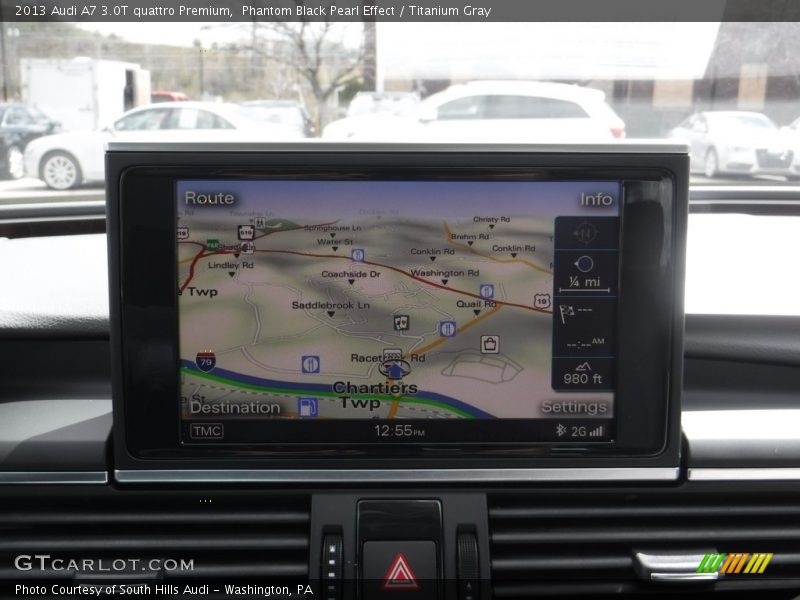 Phantom Black Pearl Effect / Titanium Gray 2013 Audi A7 3.0T quattro Premium