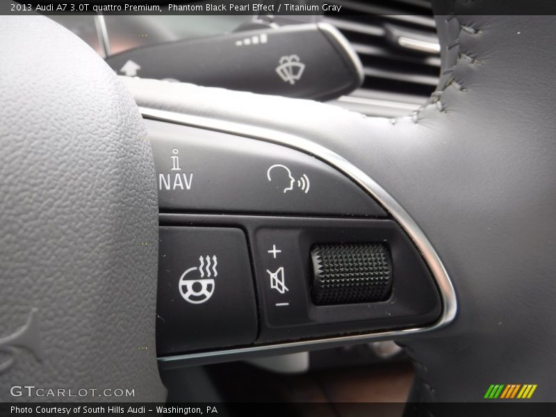 Phantom Black Pearl Effect / Titanium Gray 2013 Audi A7 3.0T quattro Premium