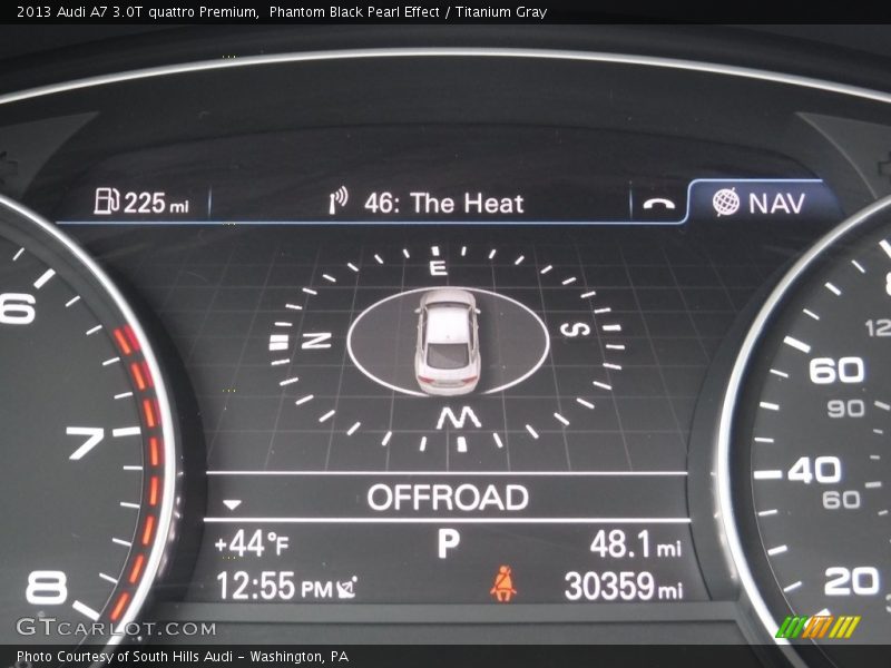 Phantom Black Pearl Effect / Titanium Gray 2013 Audi A7 3.0T quattro Premium
