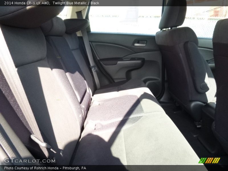 Twilight Blue Metallic / Black 2014 Honda CR-V LX AWD