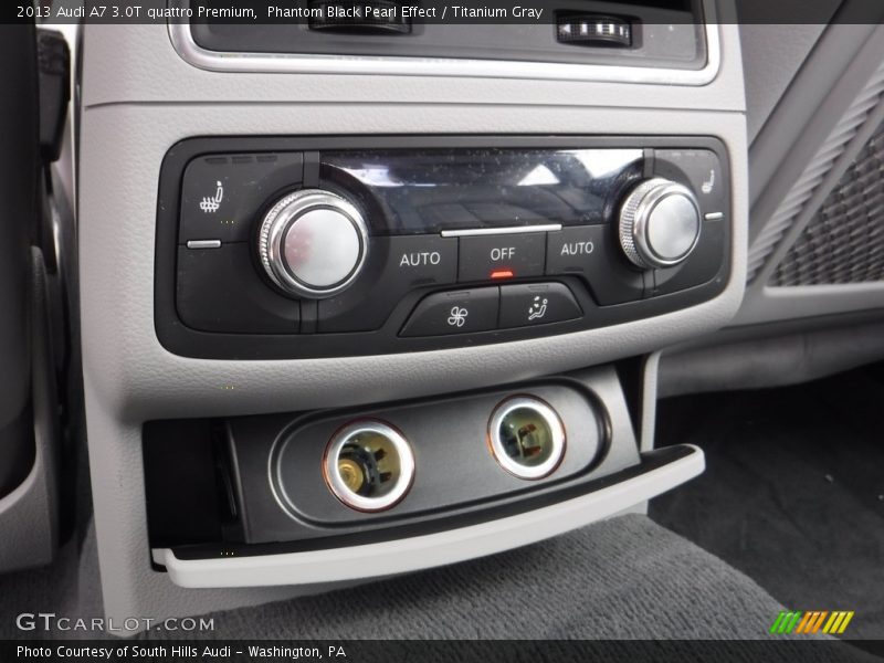 Phantom Black Pearl Effect / Titanium Gray 2013 Audi A7 3.0T quattro Premium