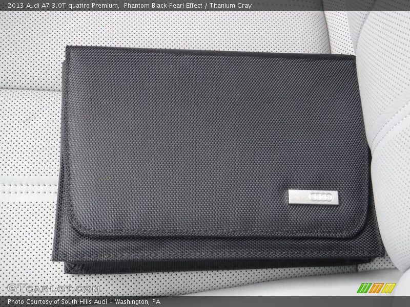 Phantom Black Pearl Effect / Titanium Gray 2013 Audi A7 3.0T quattro Premium