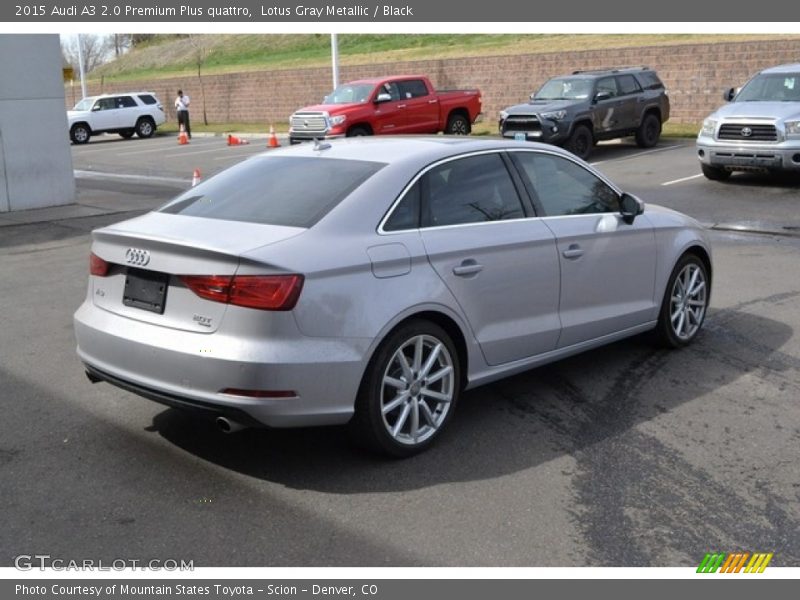Lotus Gray Metallic / Black 2015 Audi A3 2.0 Premium Plus quattro