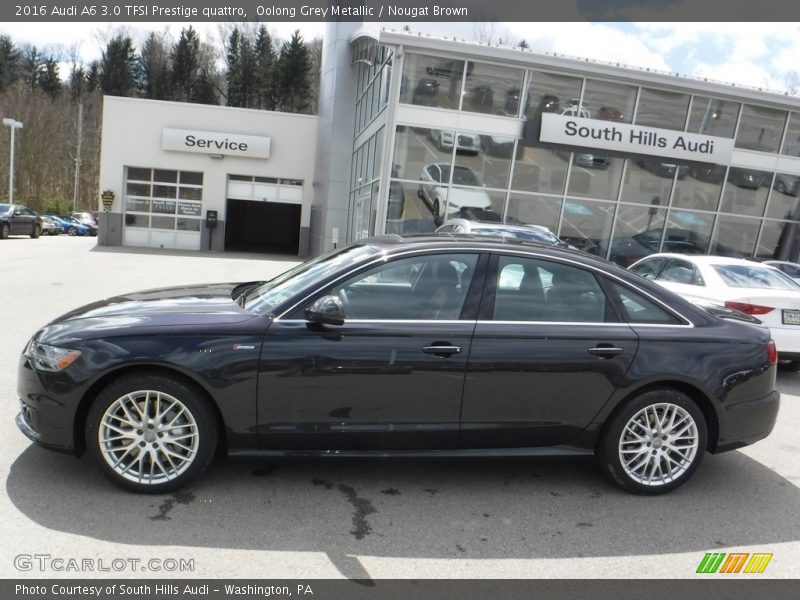 Oolong Grey Metallic / Nougat Brown 2016 Audi A6 3.0 TFSI Prestige quattro