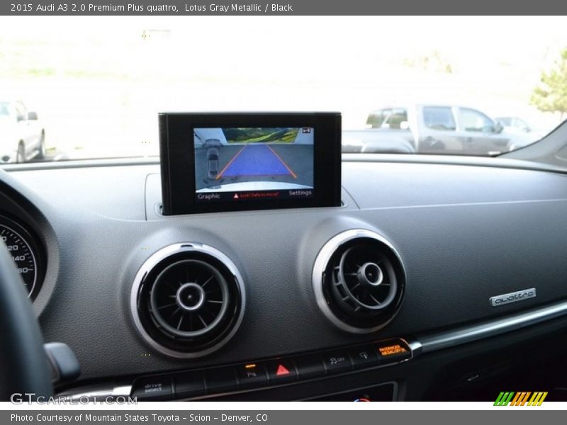Lotus Gray Metallic / Black 2015 Audi A3 2.0 Premium Plus quattro