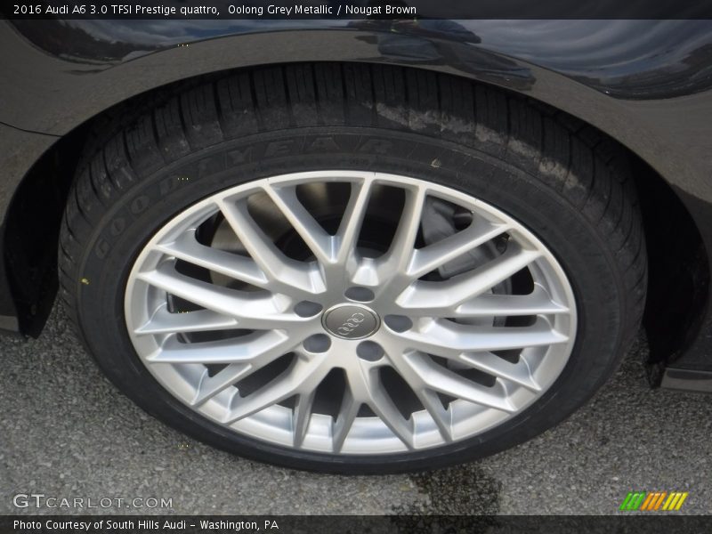 Oolong Grey Metallic / Nougat Brown 2016 Audi A6 3.0 TFSI Prestige quattro