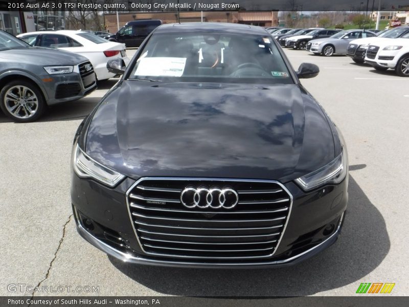 Oolong Grey Metallic / Nougat Brown 2016 Audi A6 3.0 TFSI Prestige quattro