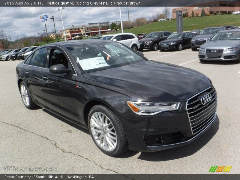 Oolong Grey Metallic / Nougat Brown 2016 Audi A6 3.0 TFSI Prestige quattro