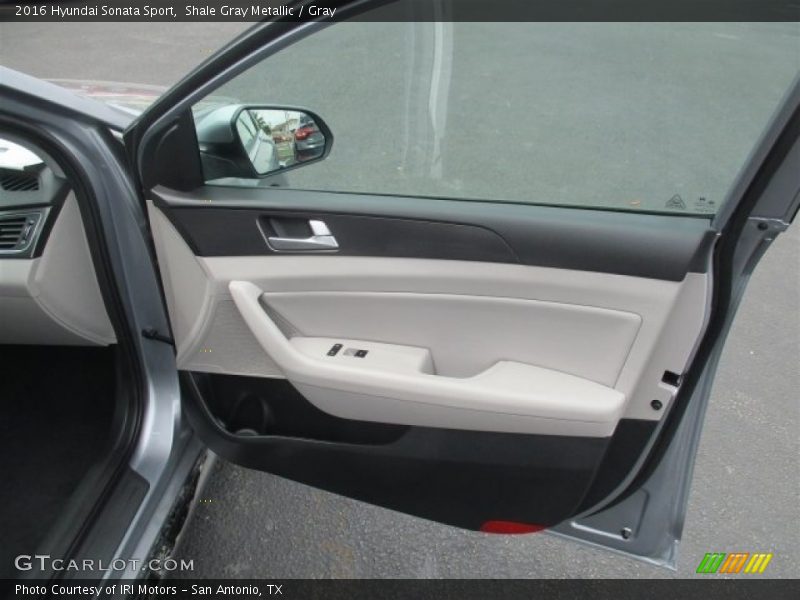 Shale Gray Metallic / Gray 2016 Hyundai Sonata Sport