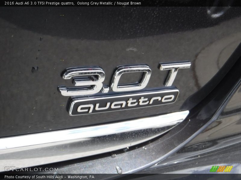 Oolong Grey Metallic / Nougat Brown 2016 Audi A6 3.0 TFSI Prestige quattro