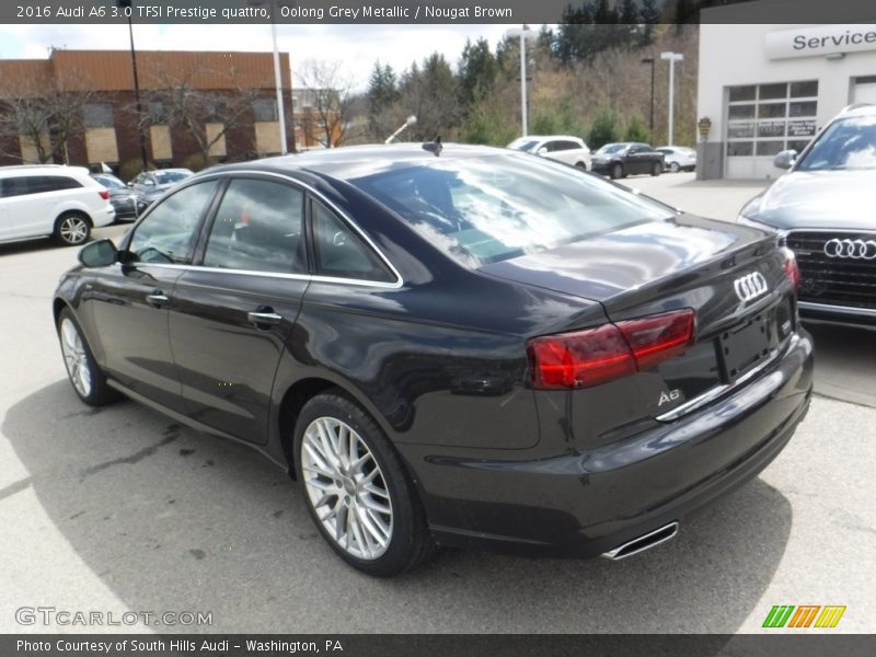 Oolong Grey Metallic / Nougat Brown 2016 Audi A6 3.0 TFSI Prestige quattro