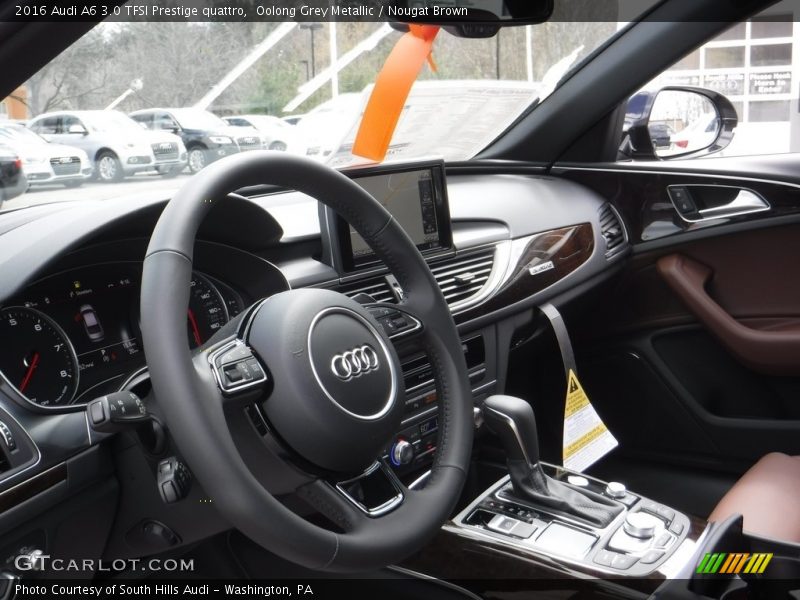Oolong Grey Metallic / Nougat Brown 2016 Audi A6 3.0 TFSI Prestige quattro