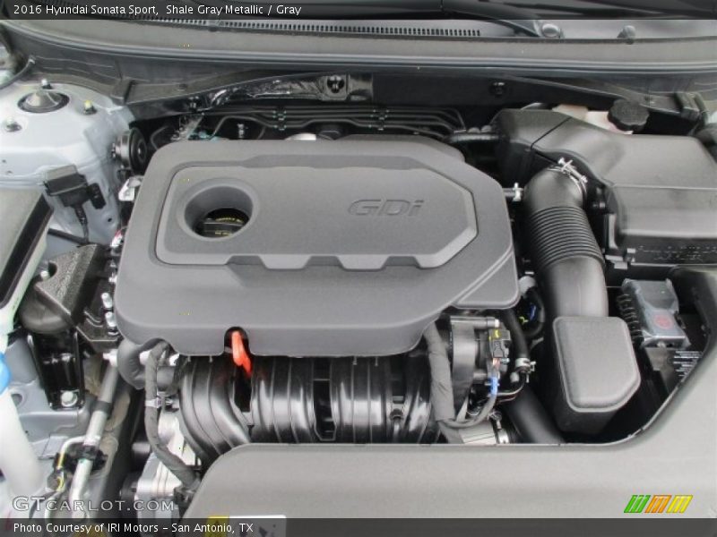 Shale Gray Metallic / Gray 2016 Hyundai Sonata Sport