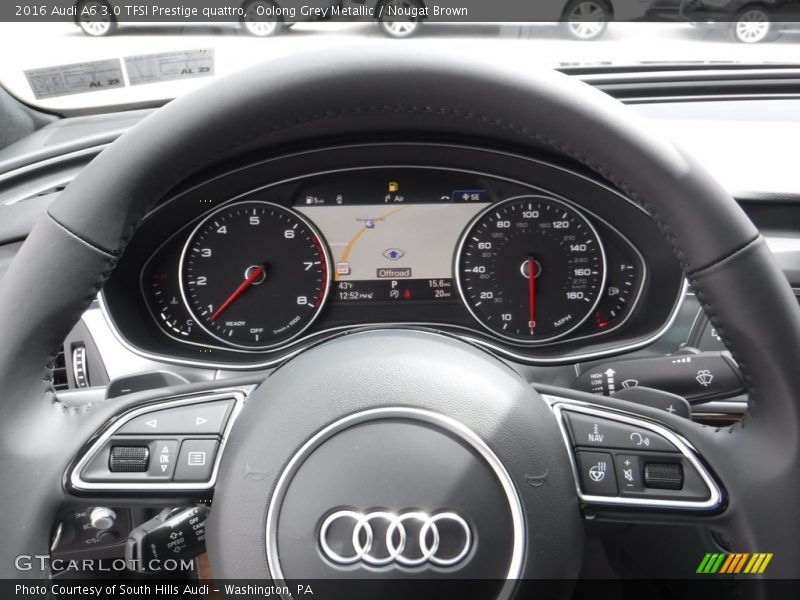 Oolong Grey Metallic / Nougat Brown 2016 Audi A6 3.0 TFSI Prestige quattro