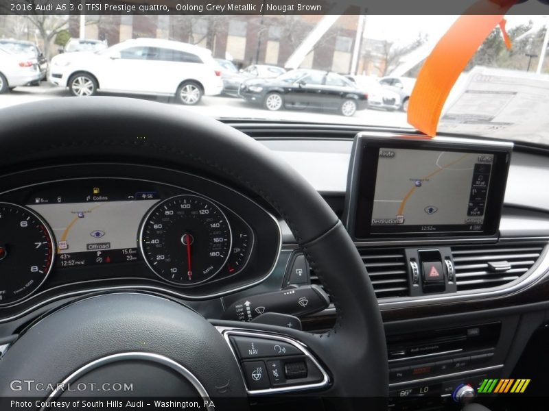 Oolong Grey Metallic / Nougat Brown 2016 Audi A6 3.0 TFSI Prestige quattro