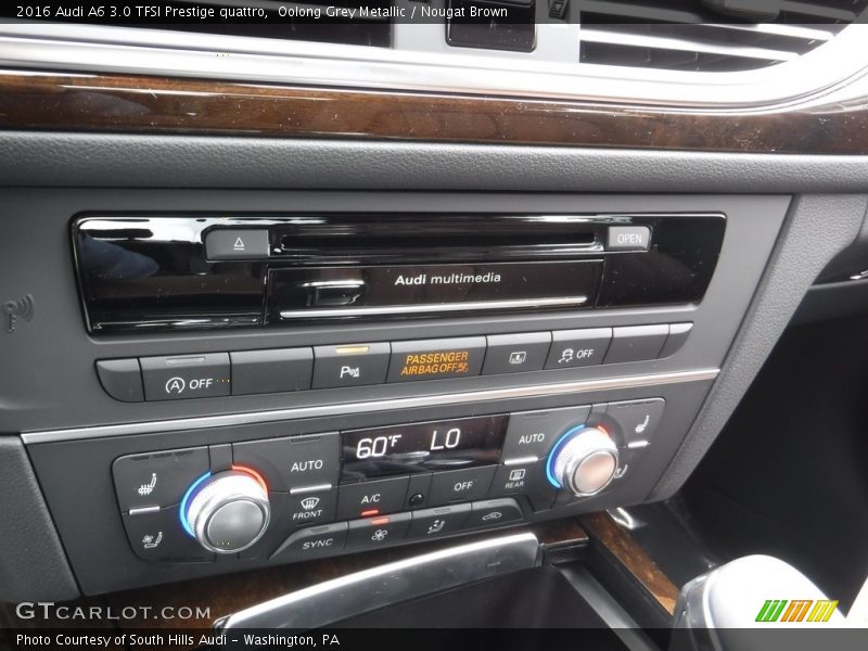 Oolong Grey Metallic / Nougat Brown 2016 Audi A6 3.0 TFSI Prestige quattro