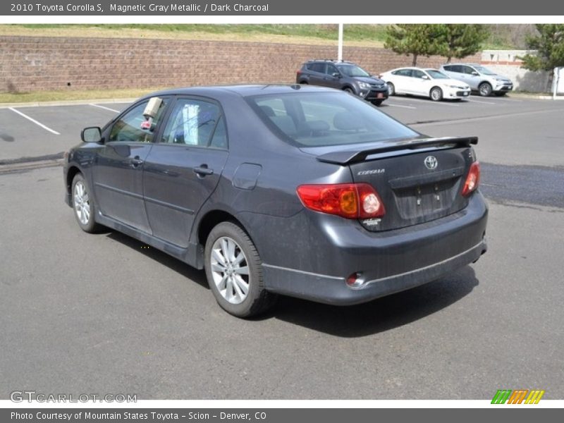 Magnetic Gray Metallic / Dark Charcoal 2010 Toyota Corolla S