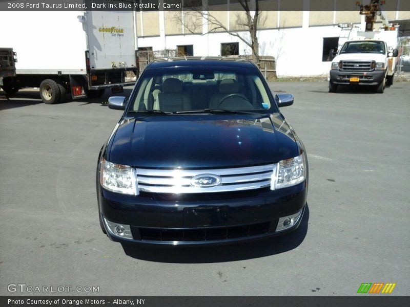 Dark Ink Blue Metallic / Camel 2008 Ford Taurus Limited
