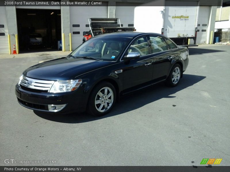 Dark Ink Blue Metallic / Camel 2008 Ford Taurus Limited