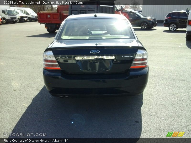 Dark Ink Blue Metallic / Camel 2008 Ford Taurus Limited