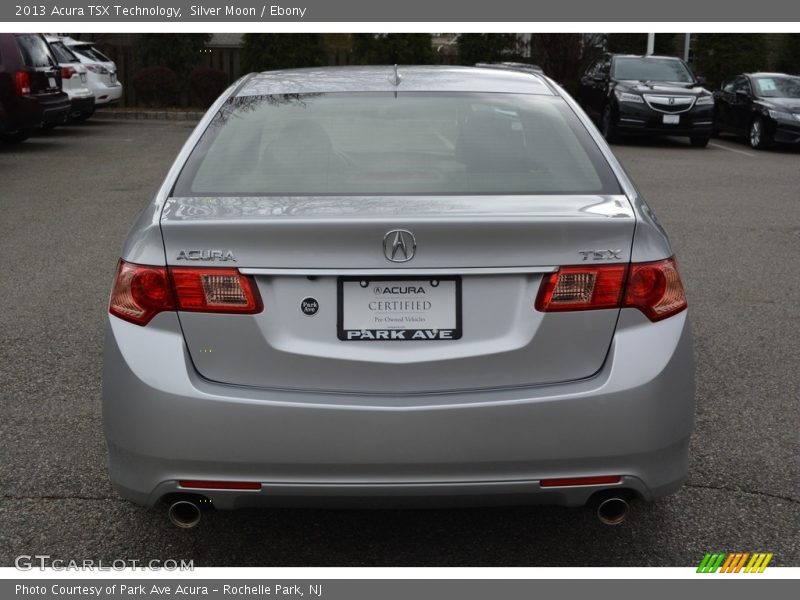 Silver Moon / Ebony 2013 Acura TSX Technology