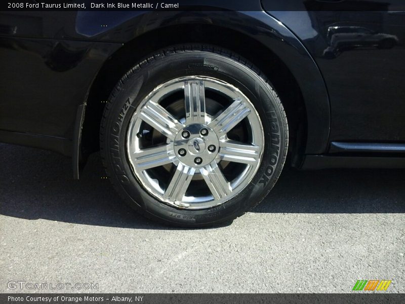 Dark Ink Blue Metallic / Camel 2008 Ford Taurus Limited