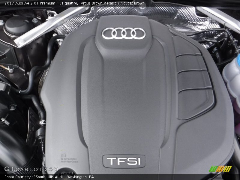Argus Brown Metallic / Nougat Brown 2017 Audi A4 2.0T Premium Plus quattro