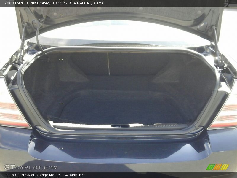 Dark Ink Blue Metallic / Camel 2008 Ford Taurus Limited