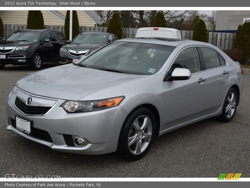 Silver Moon / Ebony 2013 Acura TSX Technology