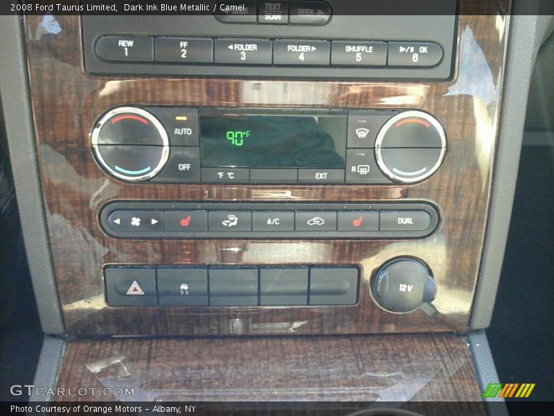 Dark Ink Blue Metallic / Camel 2008 Ford Taurus Limited