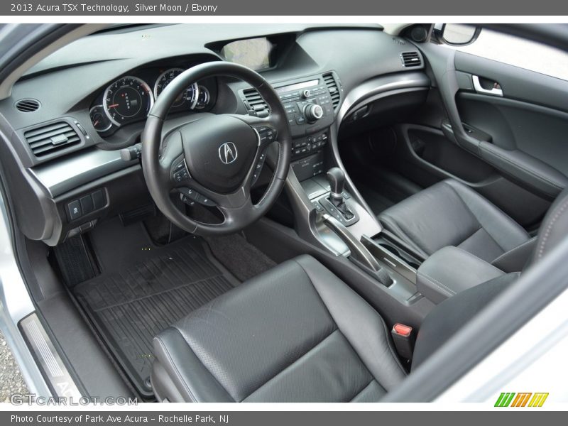 Silver Moon / Ebony 2013 Acura TSX Technology