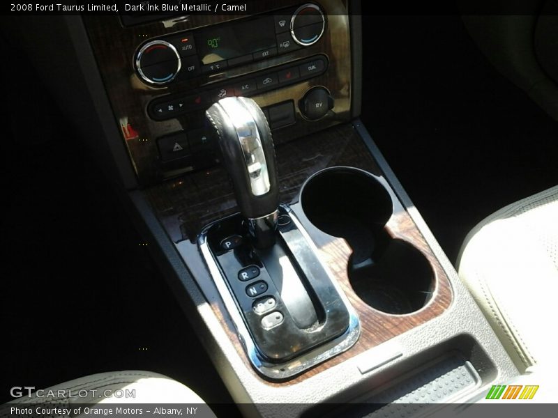 Dark Ink Blue Metallic / Camel 2008 Ford Taurus Limited