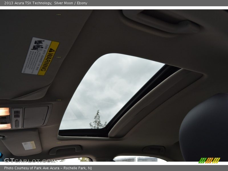 Silver Moon / Ebony 2013 Acura TSX Technology
