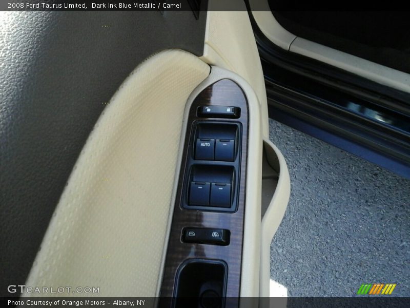 Dark Ink Blue Metallic / Camel 2008 Ford Taurus Limited