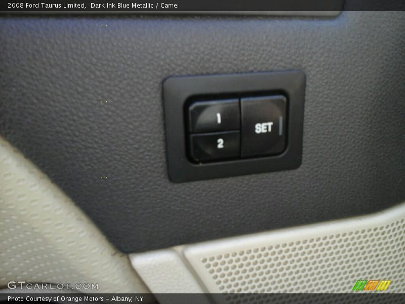 Dark Ink Blue Metallic / Camel 2008 Ford Taurus Limited