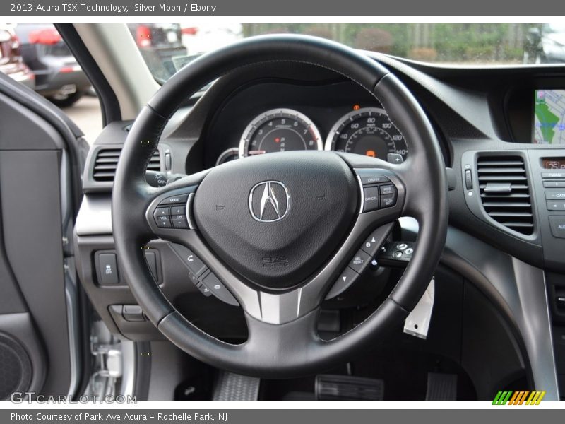 Silver Moon / Ebony 2013 Acura TSX Technology