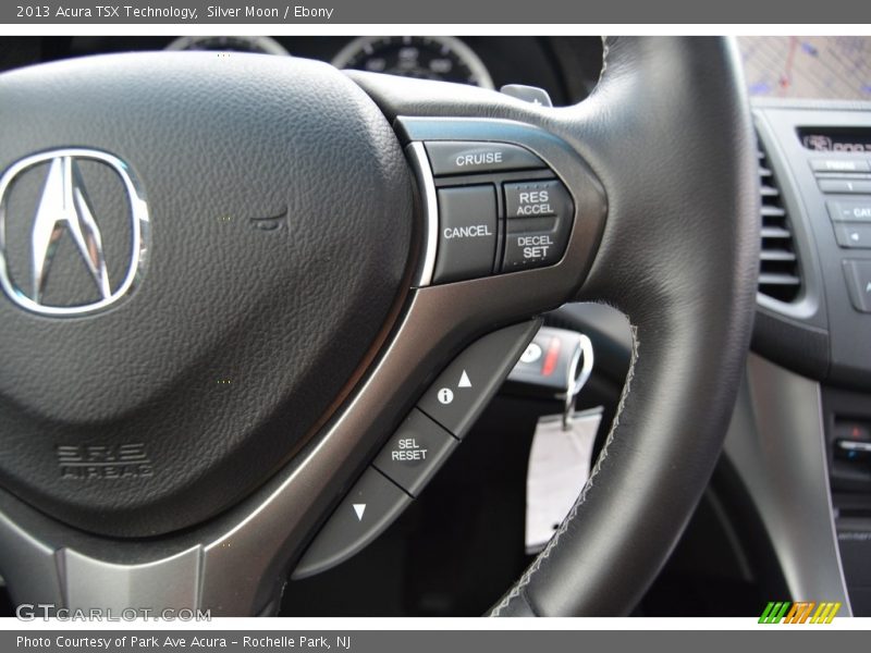 Silver Moon / Ebony 2013 Acura TSX Technology