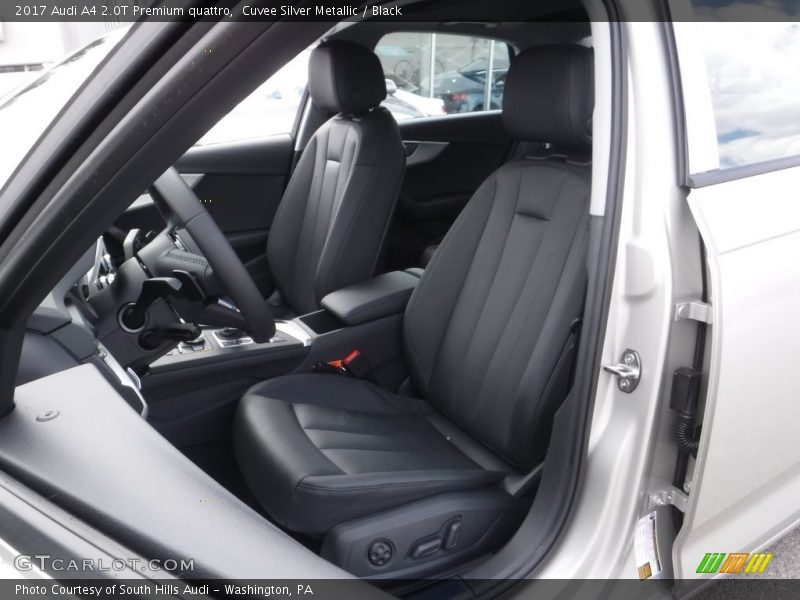 Cuvee Silver Metallic / Black 2017 Audi A4 2.0T Premium quattro